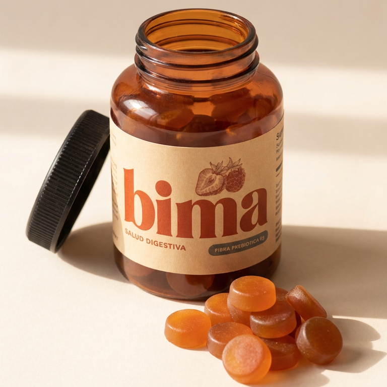 BIMA · Fibra en gomitas — Frutos rojos